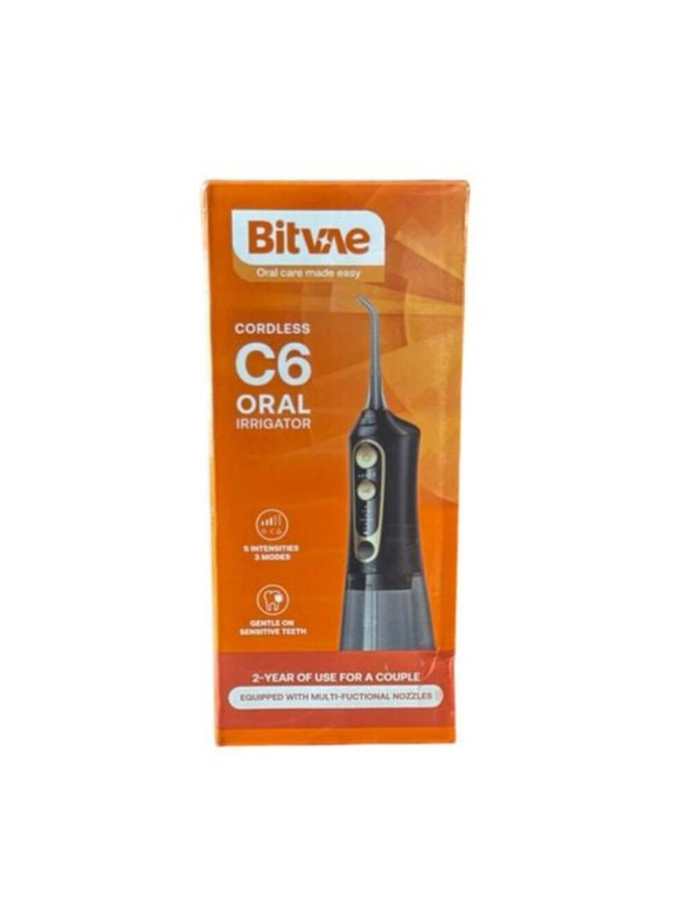 Bitvae C6 Cordless Oral Irrigator, featuring a 300ml water tank
